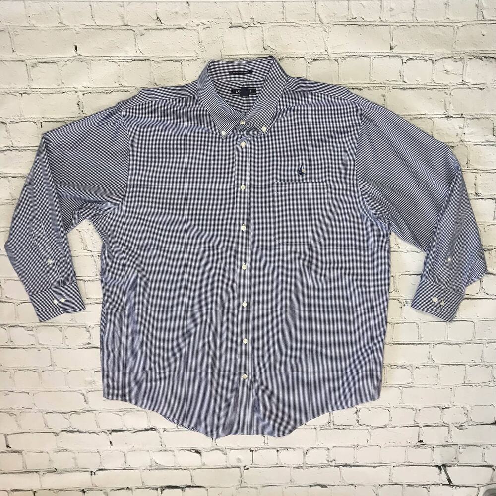 Lands End Pincheck Button Down Shirt
